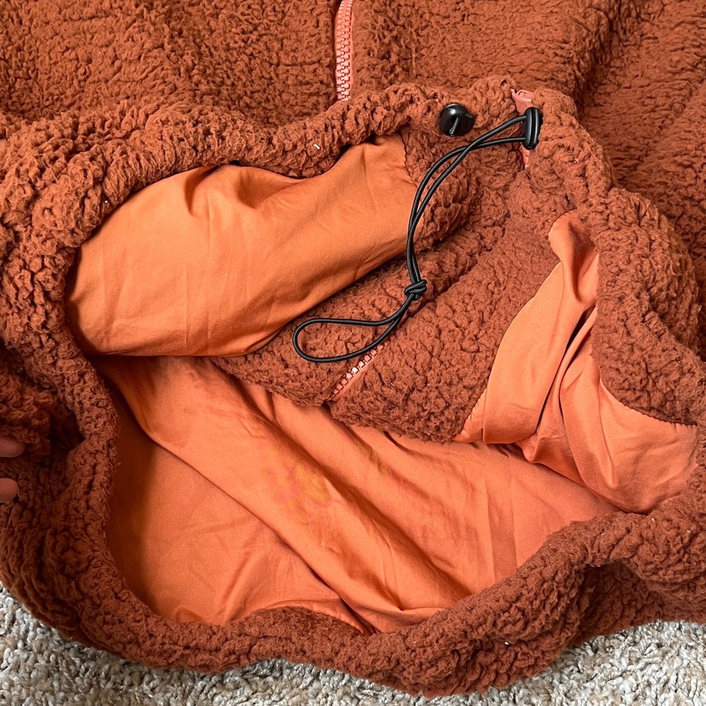 LA MIEL Rust Textured Jacket - Picture 3 of 4